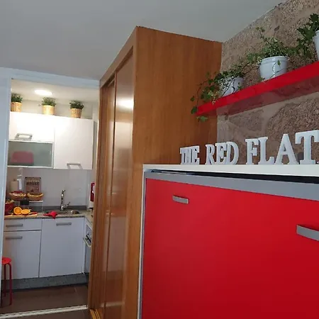 Apartment The Red Flat - Estudio Boutique - Centro Ciudad Vigo